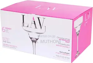 6pcs Lav 300ml Quality Margarita Glasses