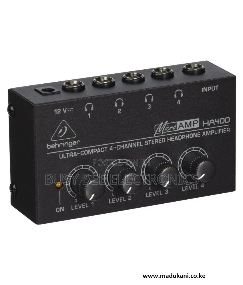 Behringer Microamp Ha400 Ultra-Compact 4-Channel