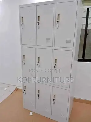 Office Cabinet; Nine Lockers Executive Tyi0 Cabinet
