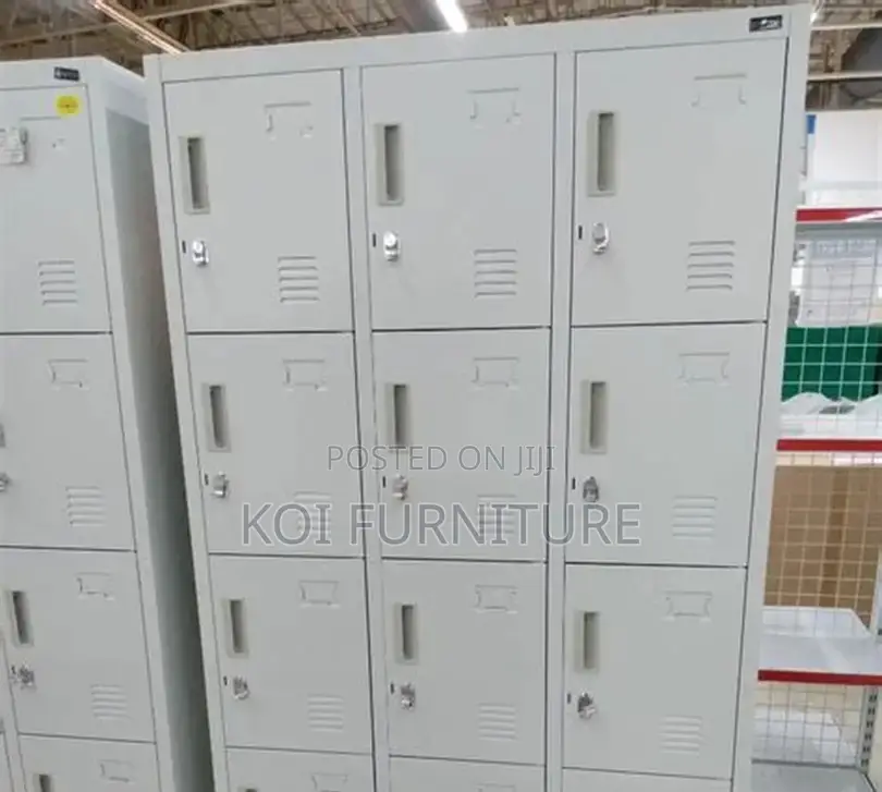 Office Cabinet; Nine Lockers Executive Tyi0 Cabinet
