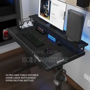 Office Desk; 1.6 Meters Bleck Ttr32 Adjustable Desk