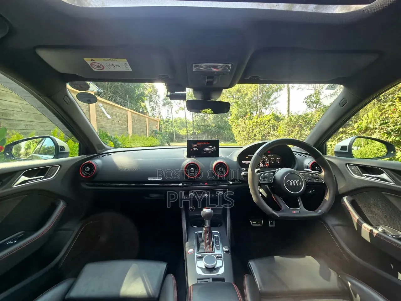 Audi RS3 2018 Black