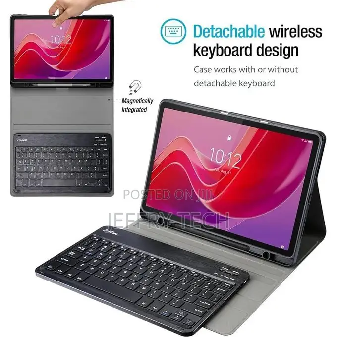 Case With Keyboard for Lenovo Tab M11 / Lte 11" 2024, Pu Leather C