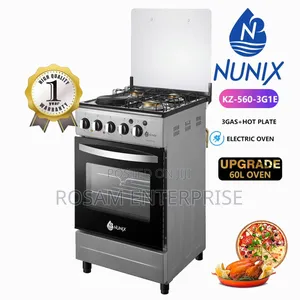 Nunix Standing Cooker 3 Gas + 1 E 50×55