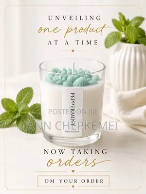 Creamy Vanilla Scented Candle