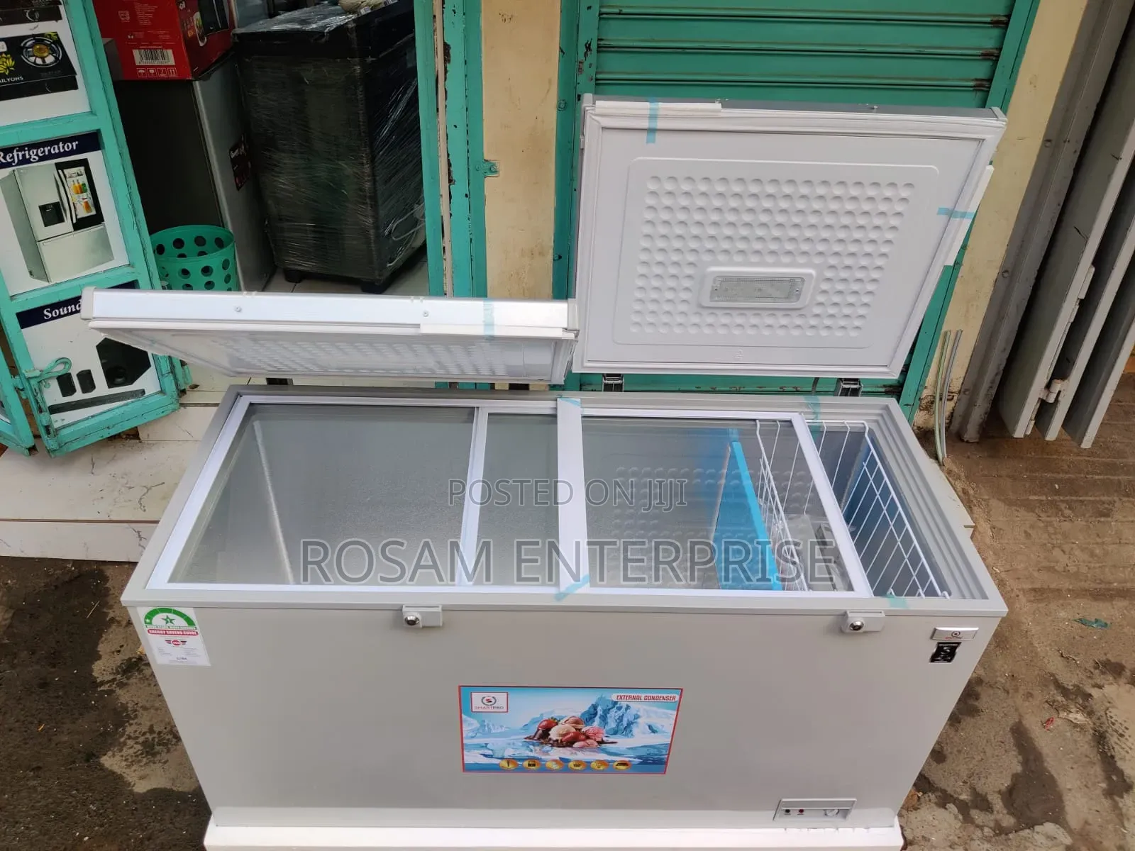 Smartpro Freezer 500g Double Door 450l