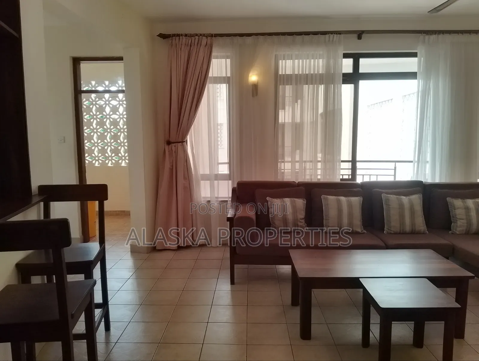 Furnished 2bdrm Apartment to Let in Nyali Estate