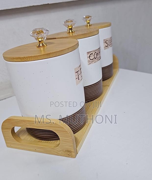*800ml Coffee ,Tea ,Sugar Canisters - thumbnail 4