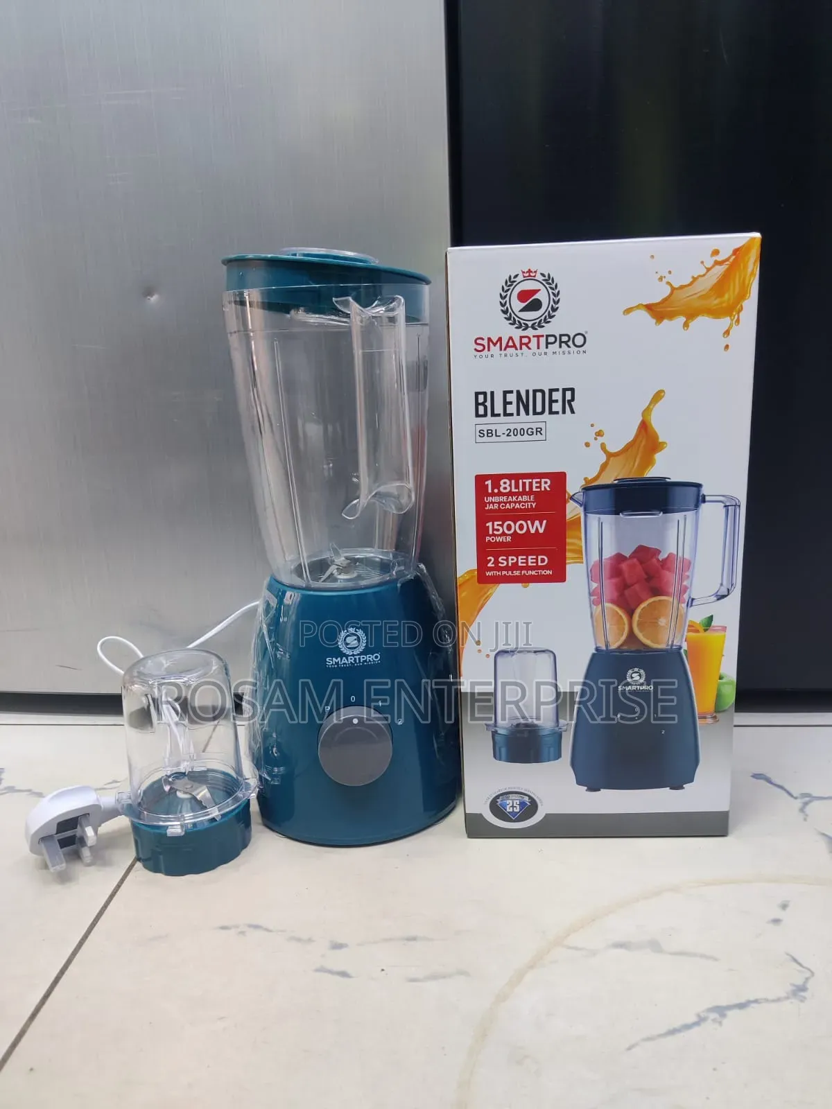 Smartpro Blender 1.8l 2in1 Plastic 200gr