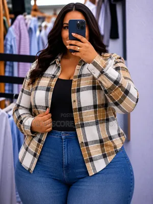 Executive Ladies Checked Blouses
