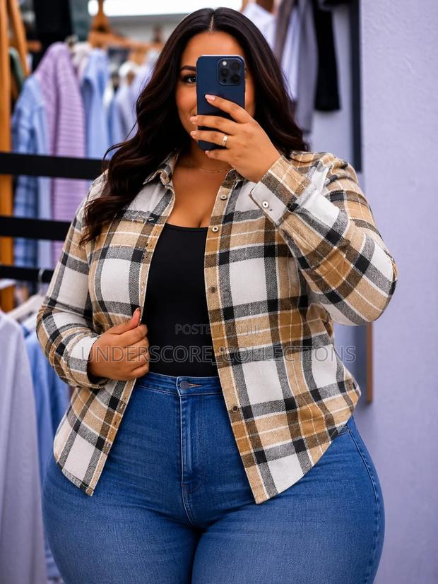 Executive Ladies Checked Blouses - thumbnail 3
