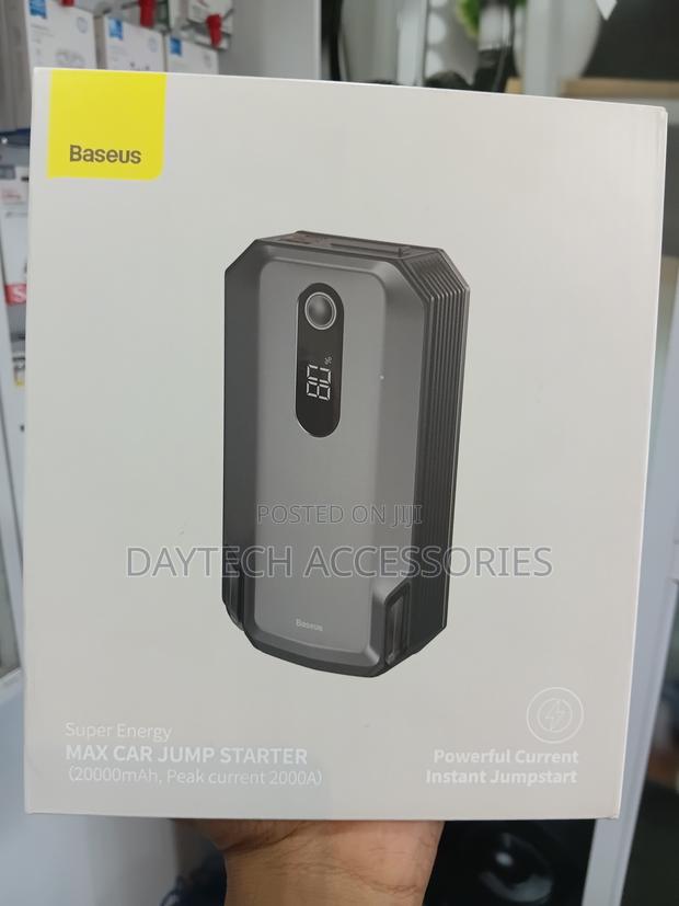 Baseus Super Energy Max 20000mah Car Jump Starter - 2000a Peak Current