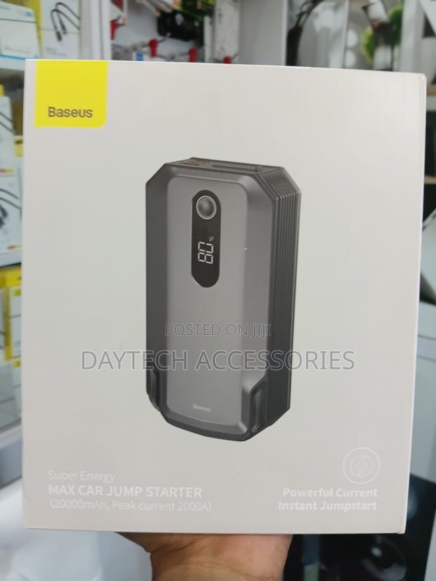 Baseus Super Energy Max 20000mah Car Jump Starter - 2000a Peak Current - thumbnail 2