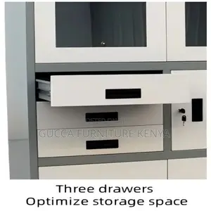 Modern 2-Swing Door's Steel Safe Office Cabinet