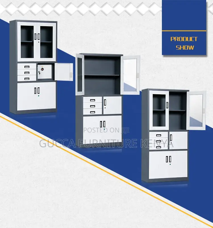 Modern 2-Swing Door's Steel Safe Office Cabinet