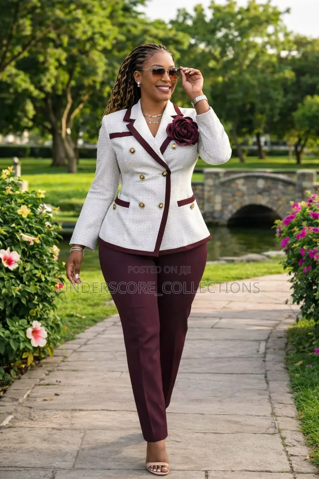 Ladies Vibrant Colours Official Trousers Suits