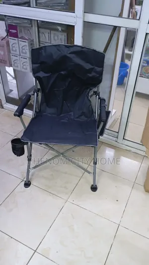 Black Heavy Duty Camping Chair