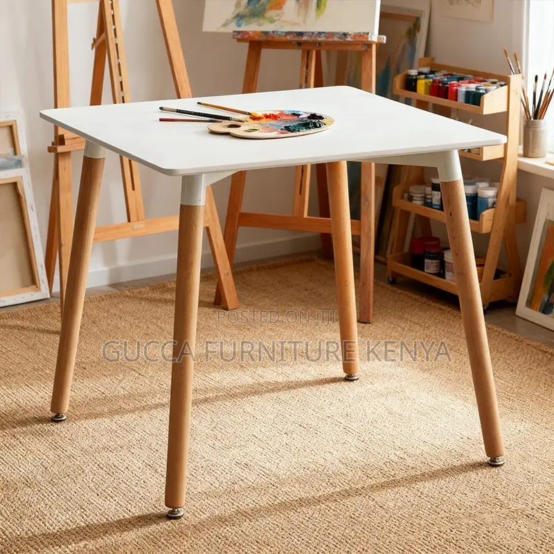 Modern Square Marble Garden Dining Table