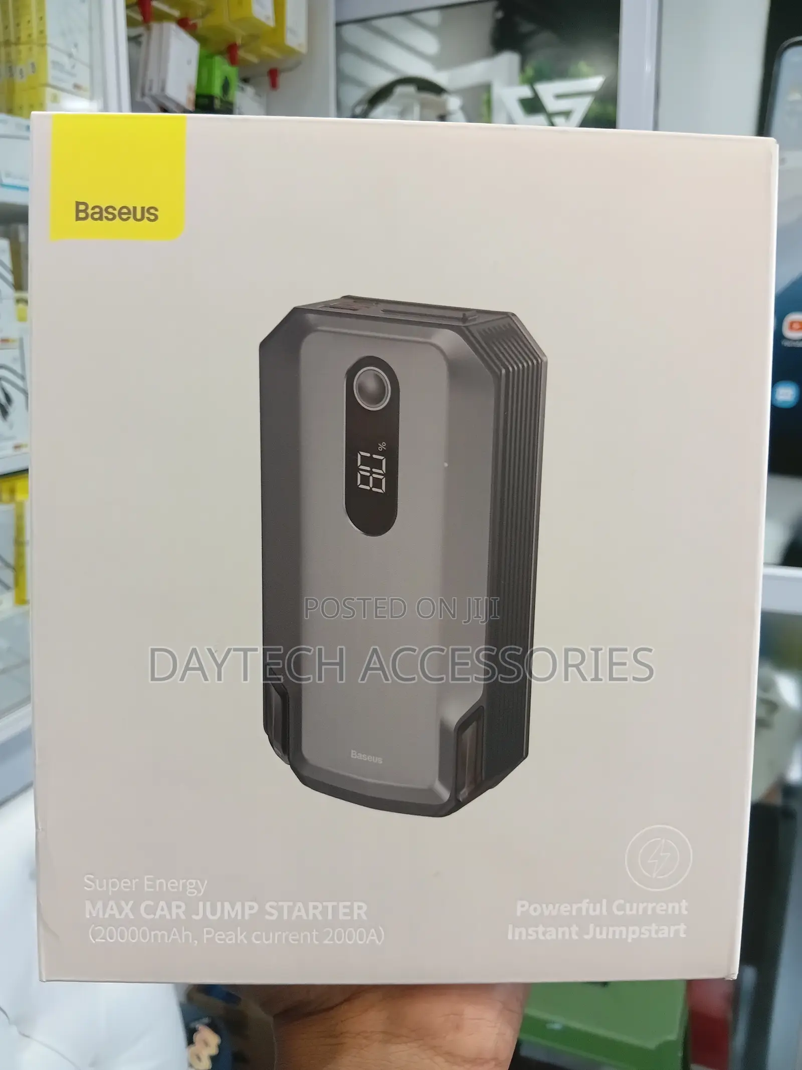 This Is a Baseus Super Energy Max 20000mah Car Jump Starter.