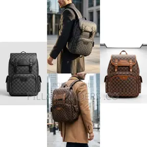 Luxury Leather Backpack for Men – Fashion Travel Bag