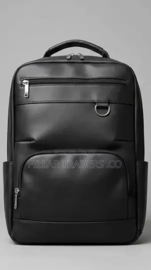 Luxury Leather Laptop Backpack – Waterproof Business Bag
