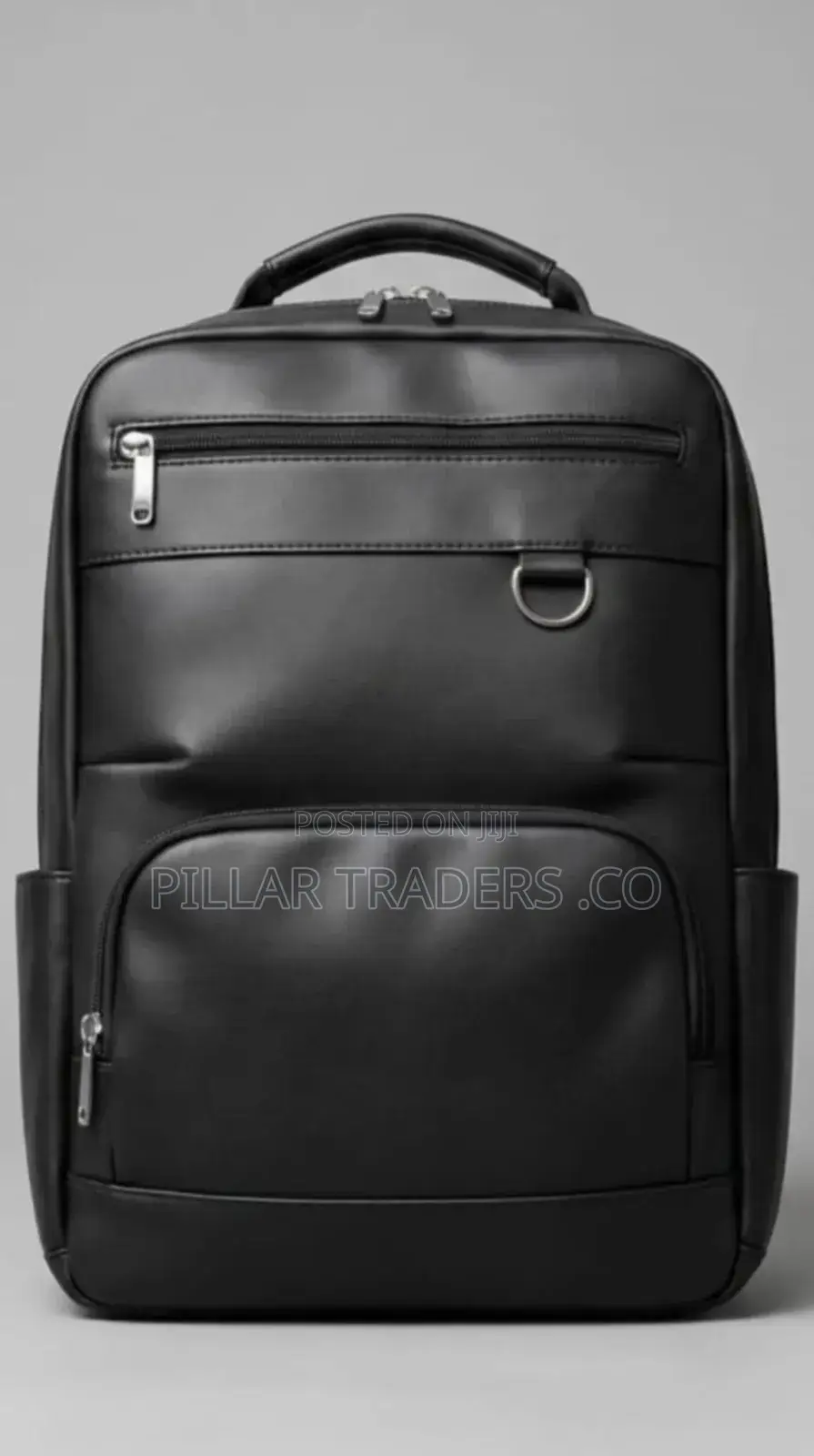 Luxury Leather Laptop Backpack – Waterproof Business Bag