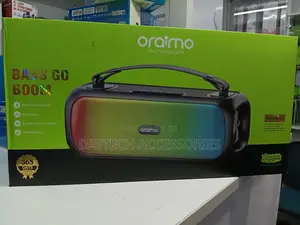 Oraimo Bass Go Boom Portable Bluetooth Speaker With RGB Lighting.