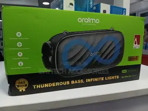 Oraimo Spacebox Pro (Model Obs-682) 80w Wireless Speaker in Black.