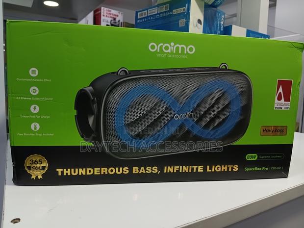 Oraimo Spacebox Pro (Model Obs-682) 80w Wireless Speaker in Black. - thumbnail 3