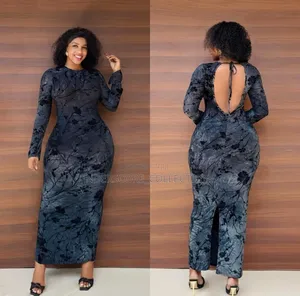 Ladies Longsleeved Bareback Bodycon Dresses
