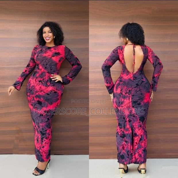 Ladies Longsleeved Bareback Bodycon Dresses - thumbnail 3
