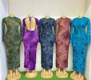 Ladies Longsleeved Bareback Bodycon Dresses