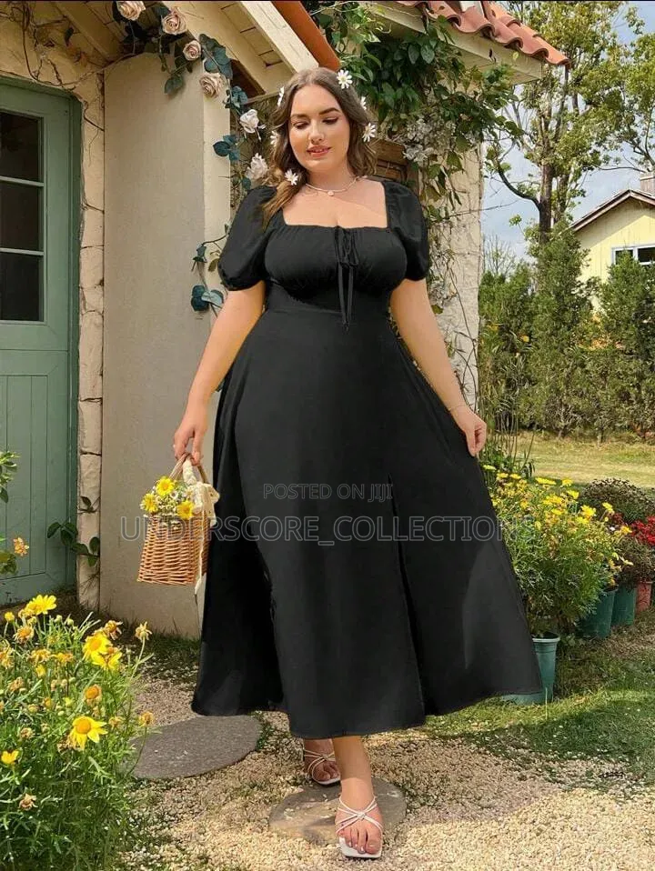 Ladies High Slit Maxi Dresses