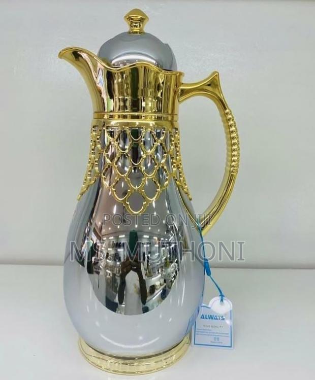 1.0l Arabic-Style Vacuum Flask With Good Accents