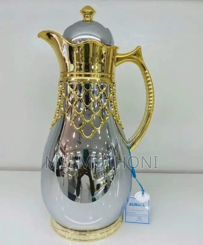1.0l Arabic-Style Vacuum Flask With Good Accents