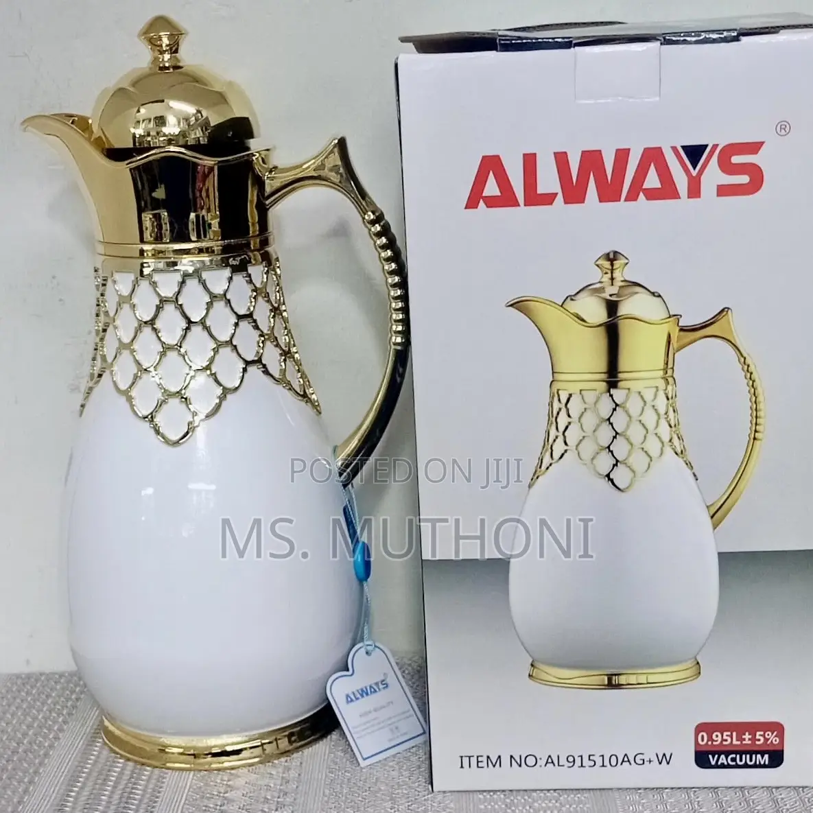 1.0l Arabic-Style Vacuum Flask With Good Accents