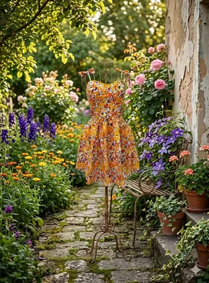 Girls Sassy Mini Floral Dresses