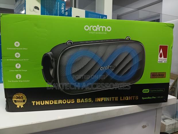 Oraimo Speaker Spacebox Pro 5000mah 80w - Black - thumbnail 2