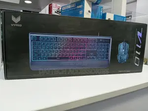 Rapoo V110-B RGB Gaming Mouse Keyboard Set - Black