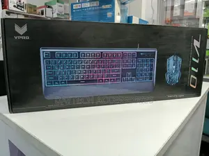 Rapoo V110-B RGB Gaming Mouse Keyboard Set - Black