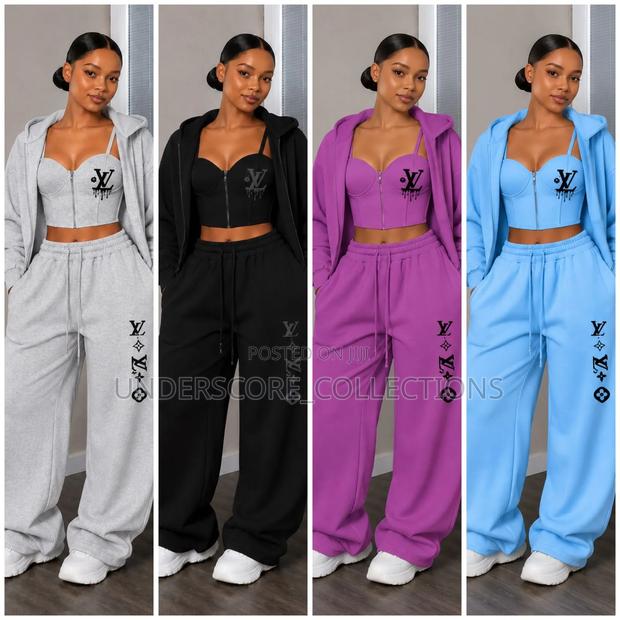 Genz's Three in One Top Quality Tracksuit Needs Only Shoe and Hat