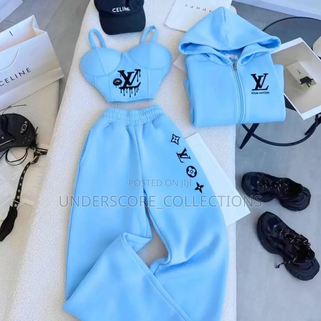 Genz's Three in One Top Quality Tracksuit Needs Only Shoe and Hat