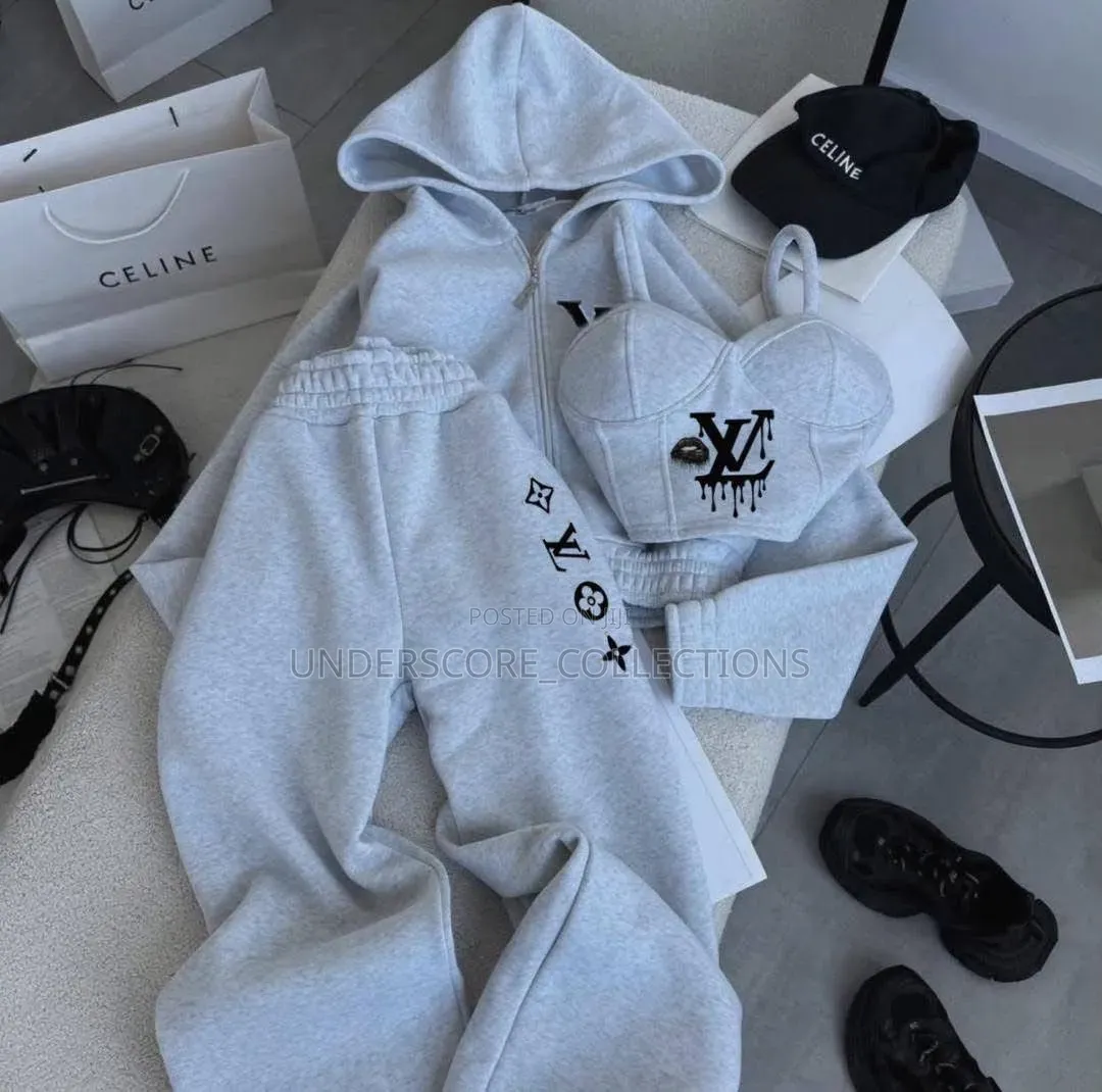 Genz's Three in One Top Quality Tracksuit Needs Only Shoe and Hat