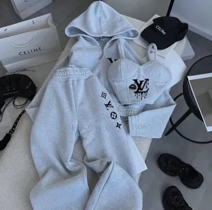 Genz's Three in One Top Quality Tracksuit Needs Only Shoe and Hat