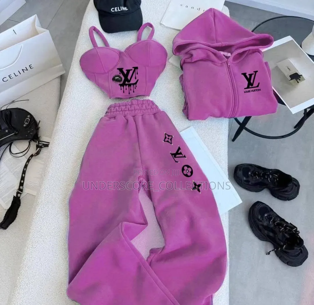Genz's Three in One Top Quality Tracksuit Needs Only Shoe and Hat