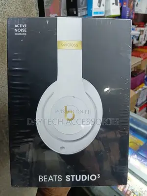 These Are Beats Studio3 Wireless Noise-Cancelling Headphones in White