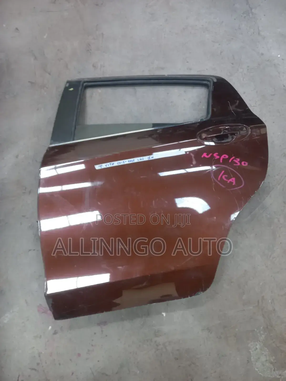 Toyota Vitz 2013 Rare Left Door