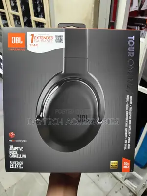 JBL Tour One M2 Wireless Over-Ear Noise Cancelling Headphones in Black