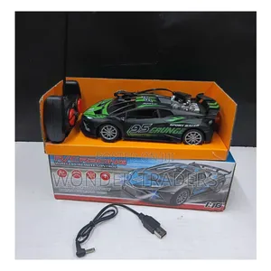 Rechargeable Remote Controlled Toy Car (Green, Orange and Blue)
