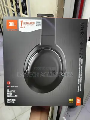 JBL Tour One M2 Wireless Over-Ear Headphones - Black